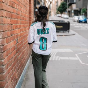 GOAT STUDIO Football Jersey – All White